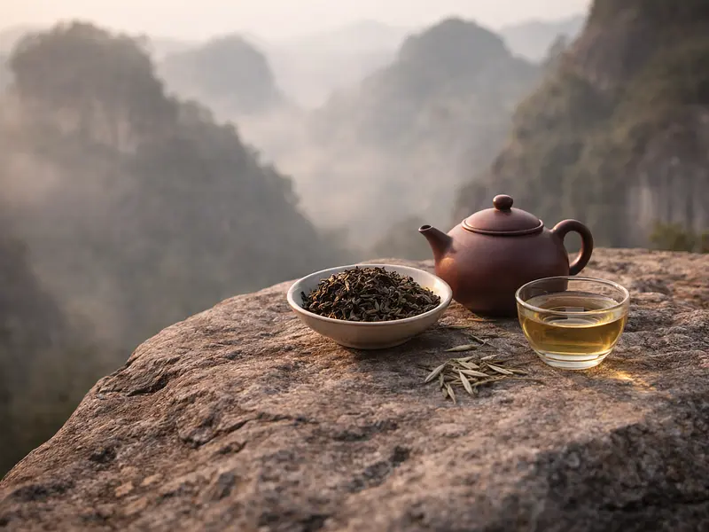 Oolong Tea — Partially oxidised and often charcoal-roasted — the wides...