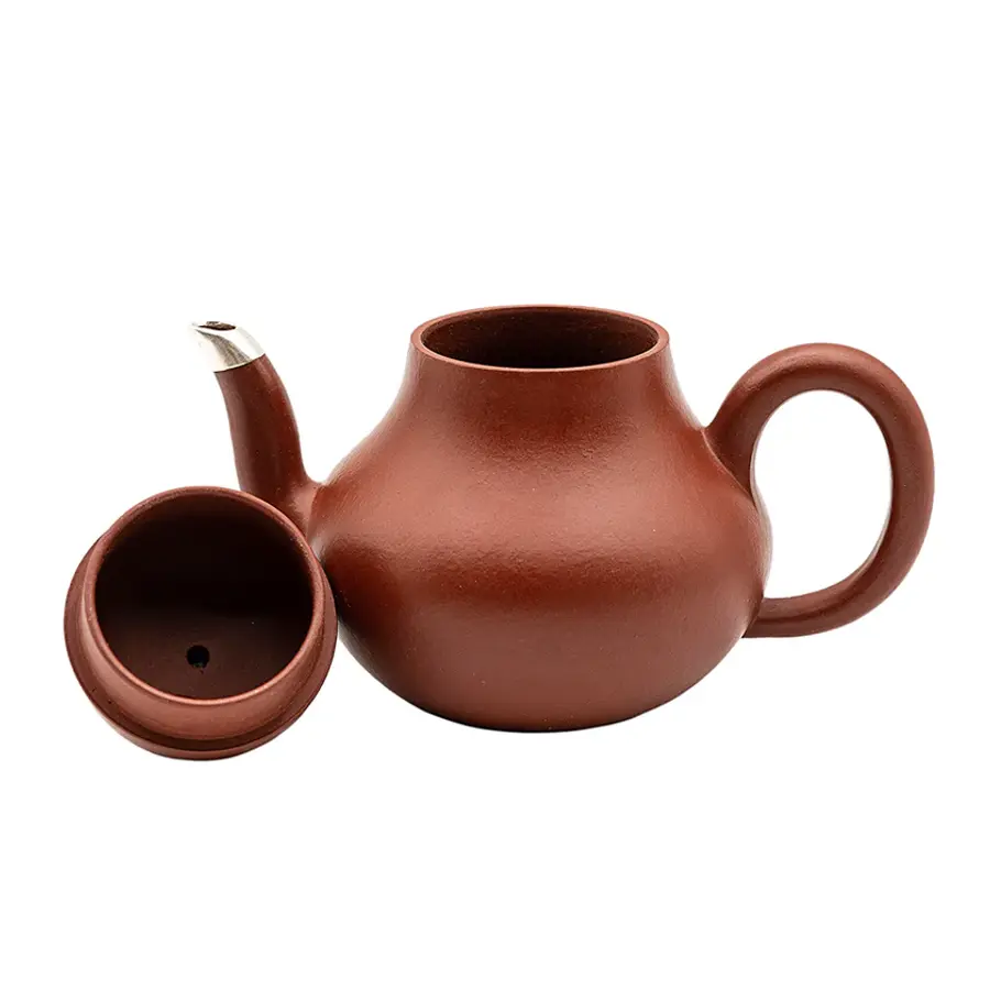 Yixing Teapot — Wood-Fired — Teapot — Yixing Zisha Artisan Workshop — detail view