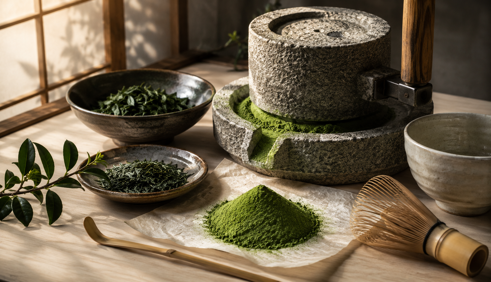Matcha vs Gyokuro — Powder and Leaf