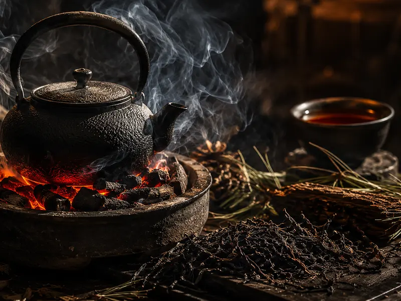 Lapsang Souchong — De originele dennengerookte rode thee uit Tong Mu in de W...