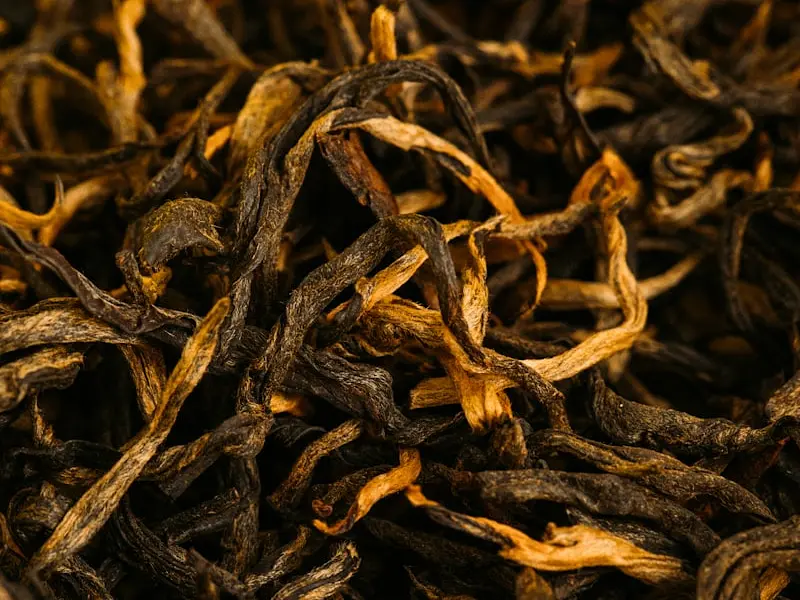Chá vermelho (hongcha) — Chás vermelhos chineses totalmente oxidados — fortes, mal...