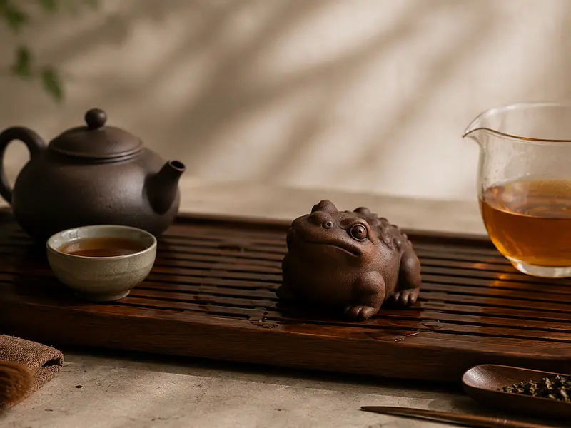 Чайный Питомец — Чайный питомец (茶寵) — фигурка из исинской глины цзыша, ко...