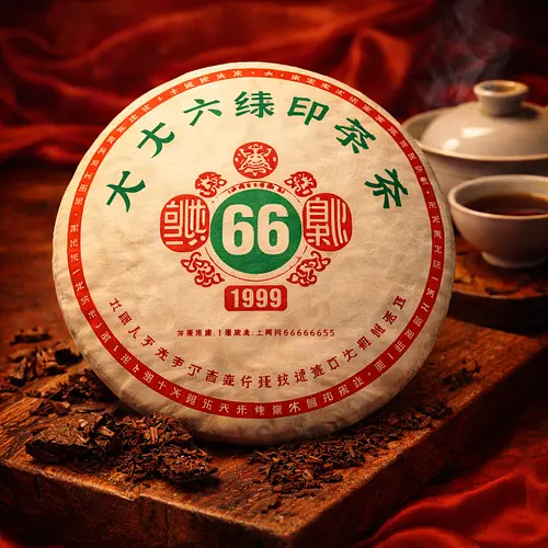 66 Da Lü Yin 66 — Шу пуер — 1999 — Liu Da Cha Shan Tea Co.